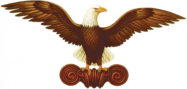 American National Bank logo eagle